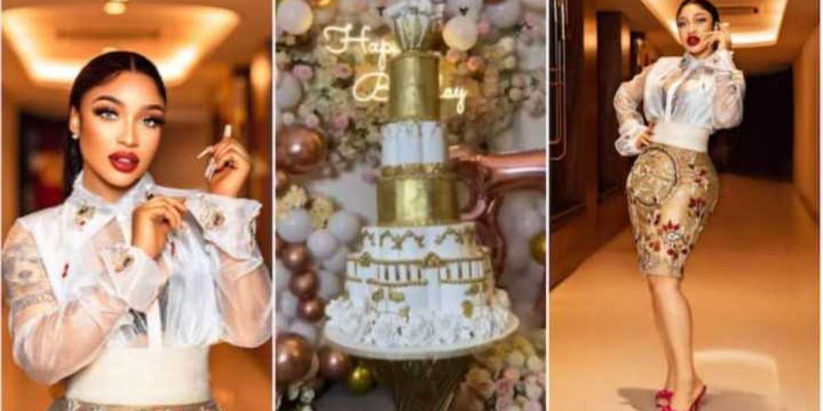 Actress Tonto Dikeh Marks Her 37th Birthday With a Lovely Cake And She Thanks the Universe..She says: 37 Smells Good.