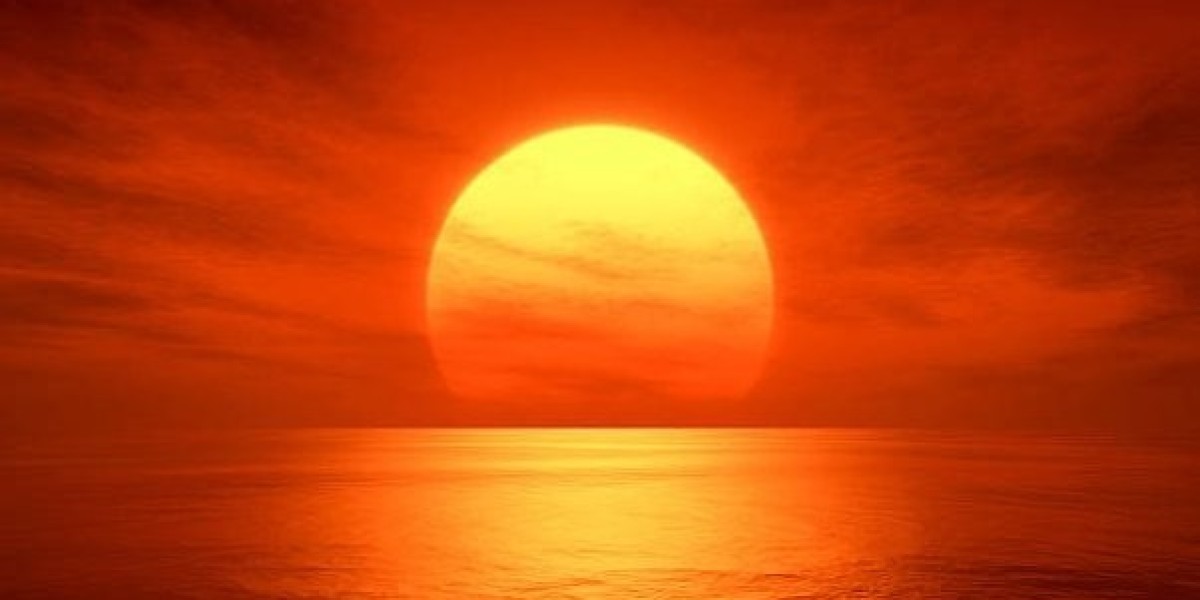 What does a red sun mean?